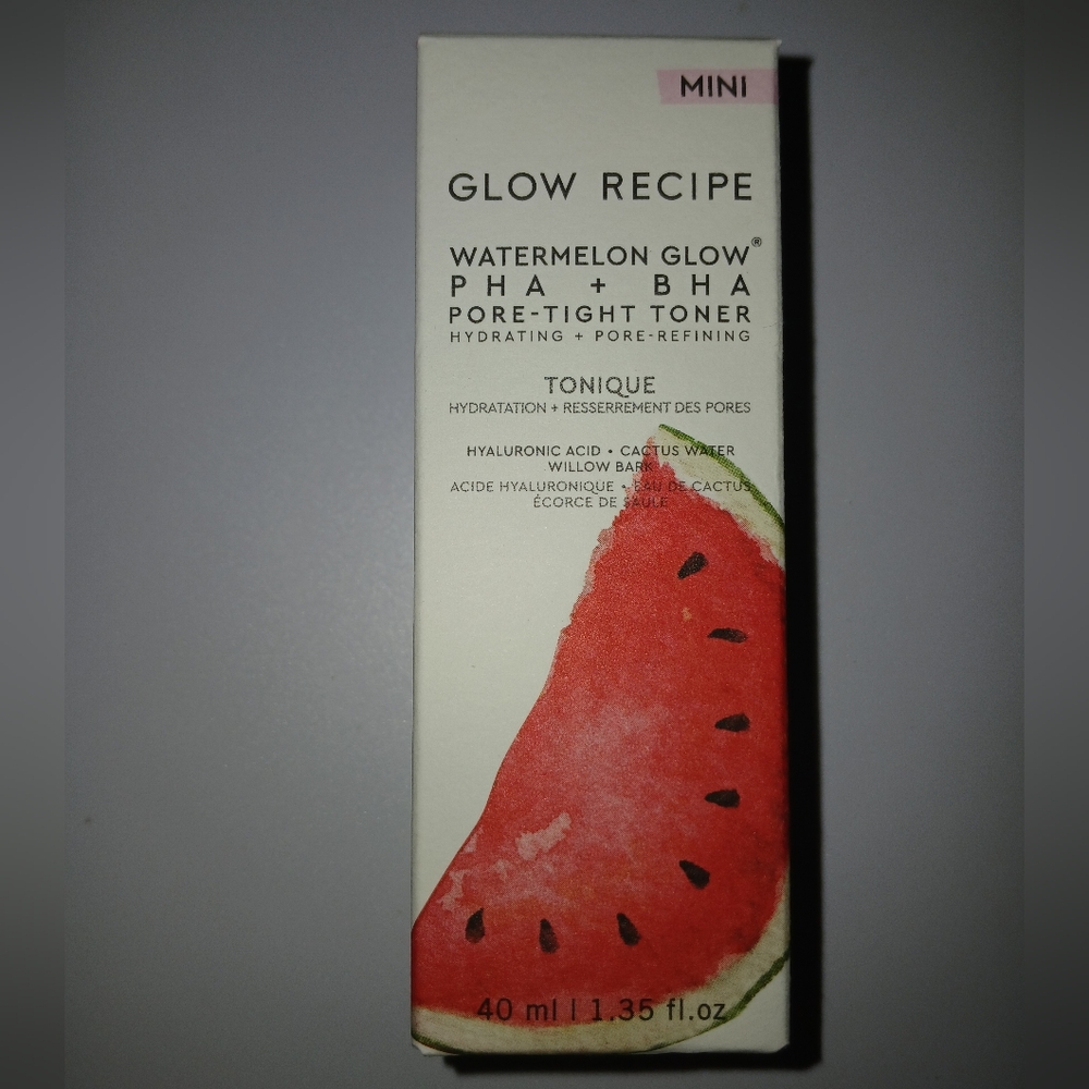Glow Recipe Watermelon Glow PHA + BHA Pore-Tight Toner Mini NIB